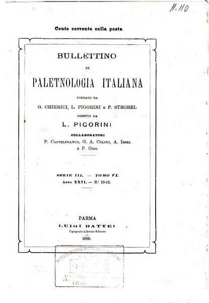 Bullettino di paletnologia italiana