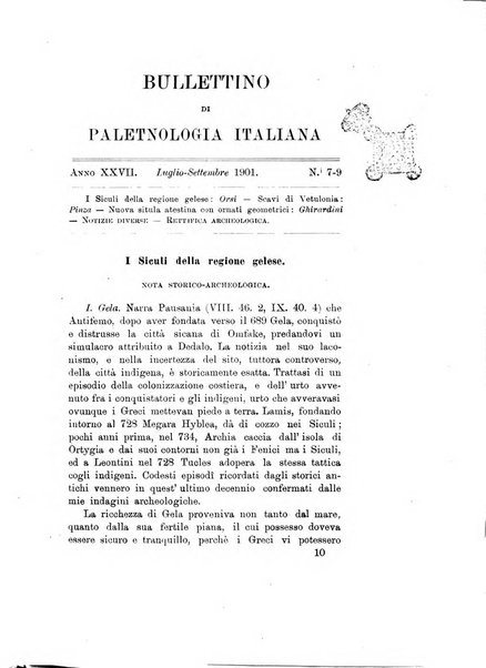 Bullettino di paletnologia italiana