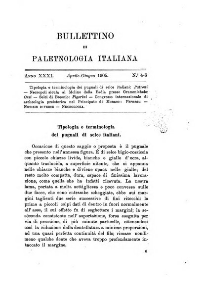 Bullettino di paletnologia italiana