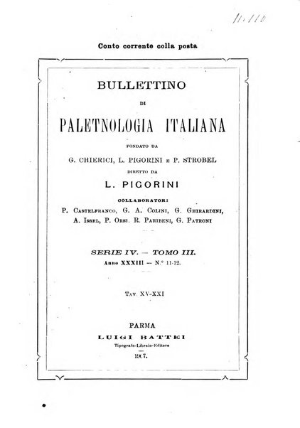 Bullettino di paletnologia italiana