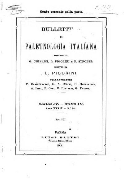 Bullettino di paletnologia italiana