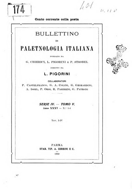 Bullettino di paletnologia italiana