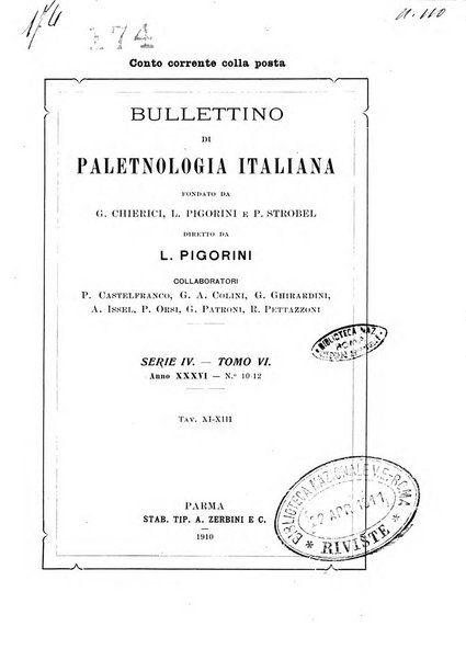 Bullettino di paletnologia italiana