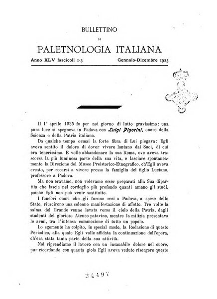 Bullettino di paletnologia italiana