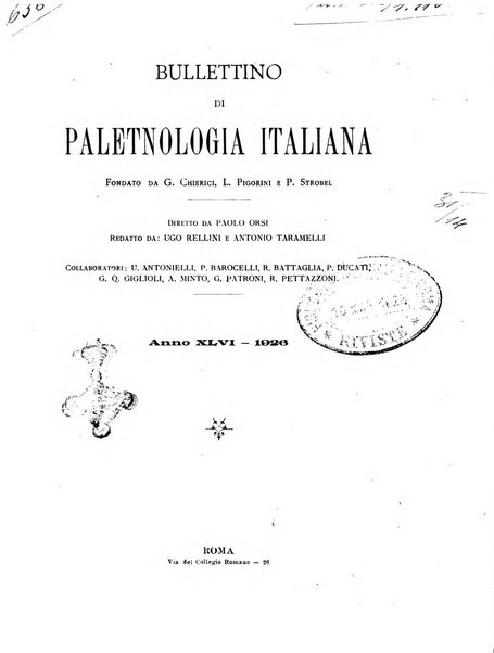 Bullettino di paletnologia italiana