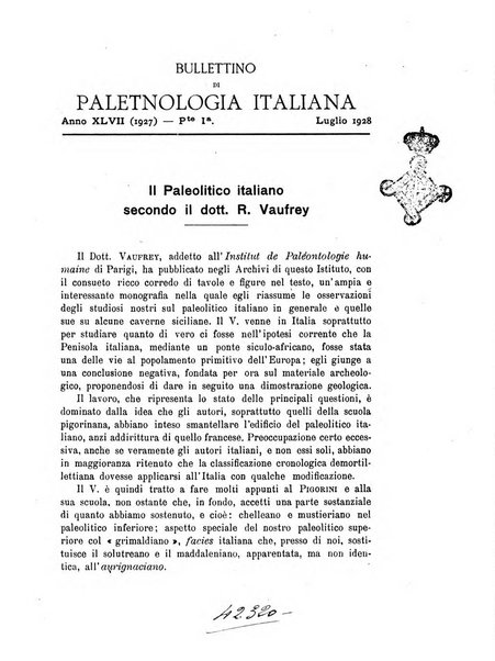 Bullettino di paletnologia italiana