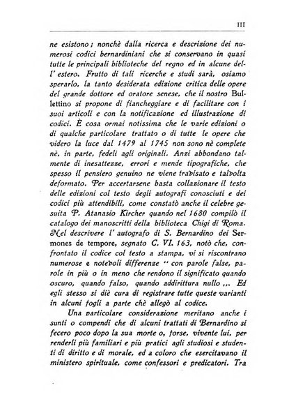 Bullettino di studi bernardiniani pubblicazione trimestrale in preparazione al 5. centenario della morte di S. Bernardino da Siena