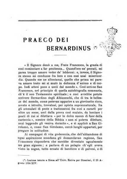 Bullettino di studi bernardiniani pubblicazione trimestrale in preparazione al 5. centenario della morte di S. Bernardino da Siena