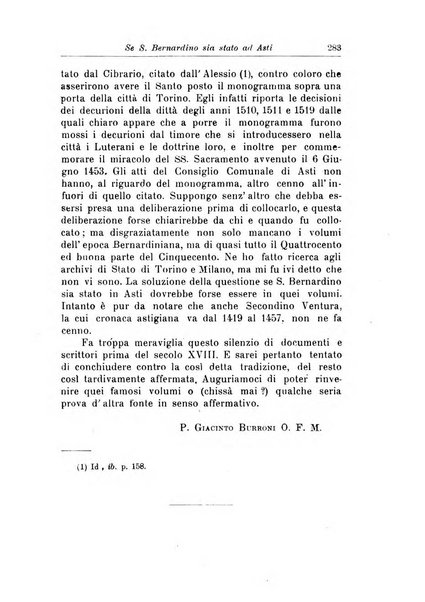 Bullettino di studi bernardiniani pubblicazione trimestrale in preparazione al 5. centenario della morte di S. Bernardino da Siena