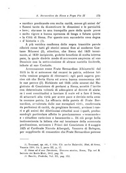 Bullettino di studi bernardiniani pubblicazione trimestrale in preparazione al 5. centenario della morte di S. Bernardino da Siena