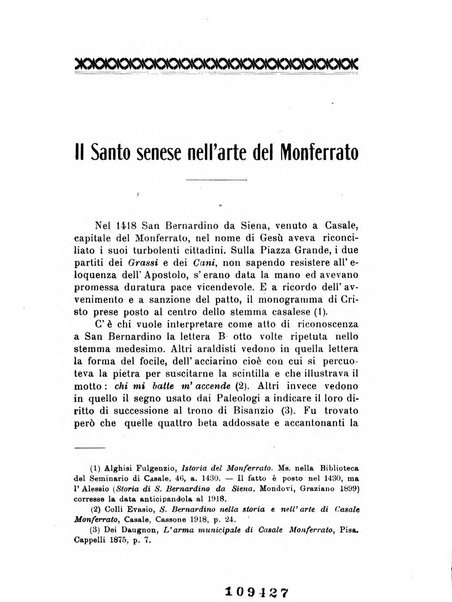 Bullettino di studi bernardiniani pubblicazione trimestrale in preparazione al 5. centenario della morte di S. Bernardino da Siena