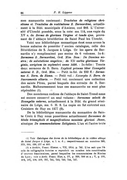 Bullettino di studi bernardiniani pubblicazione trimestrale in preparazione al 5. centenario della morte di S. Bernardino da Siena