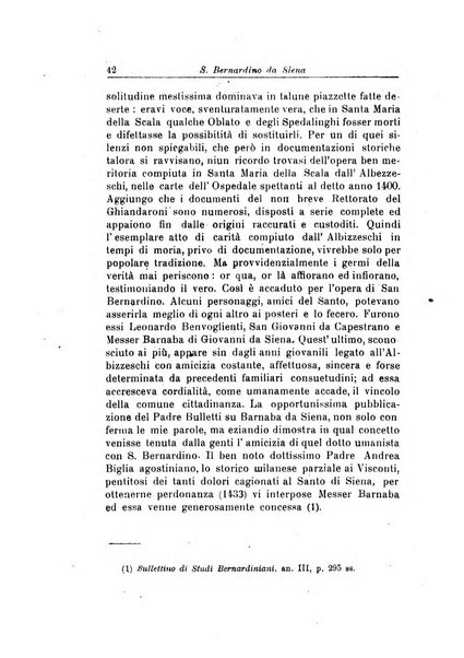 Bullettino di studi bernardiniani pubblicazione trimestrale in preparazione al 5. centenario della morte di S. Bernardino da Siena