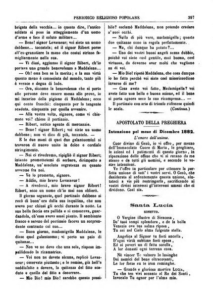 La buona settimana foglio periodico religioso popolare