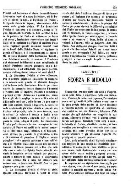 La buona settimana foglio periodico religioso popolare