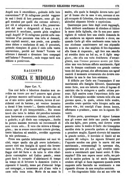 La buona settimana foglio periodico religioso popolare