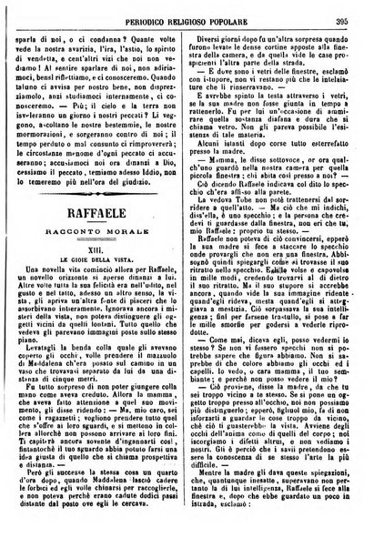 La buona settimana foglio periodico religioso popolare