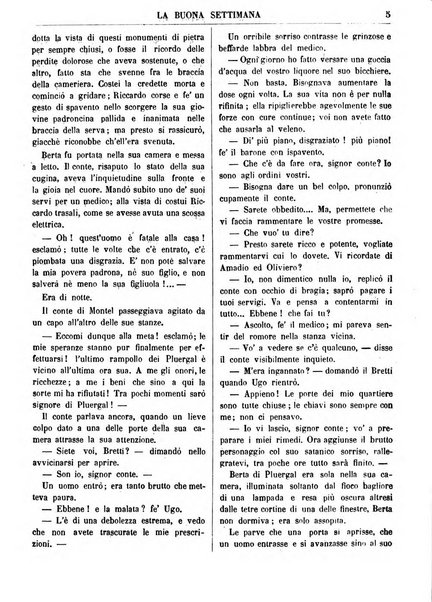 La buona settimana foglio periodico religioso popolare