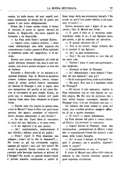 La buona settimana foglio periodico religioso popolare