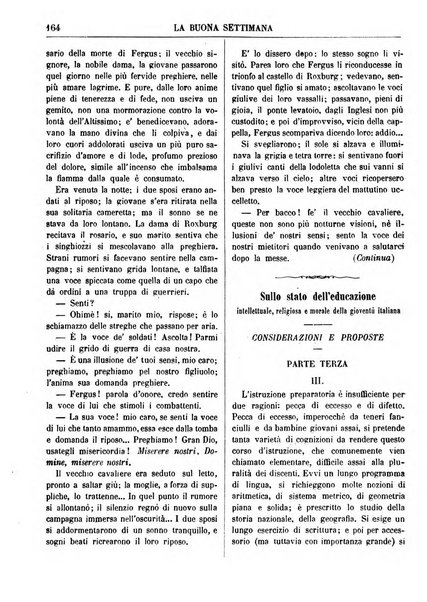 La buona settimana foglio periodico religioso popolare