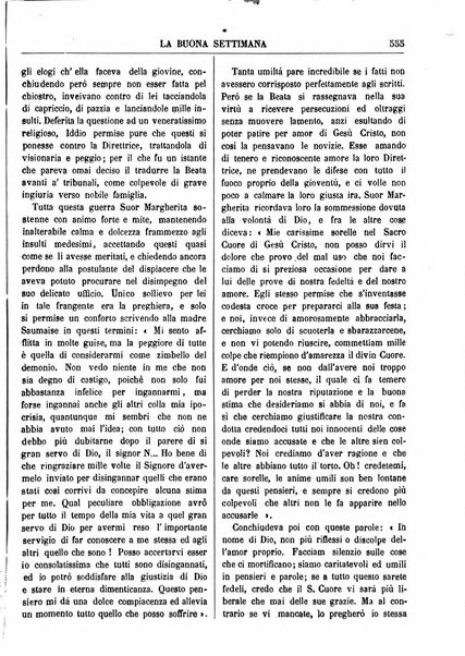 La buona settimana foglio periodico religioso popolare