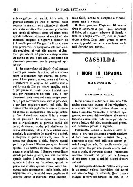 La buona settimana foglio periodico religioso popolare