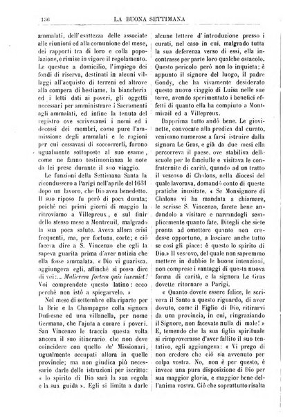 La buona settimana foglio periodico religioso popolare