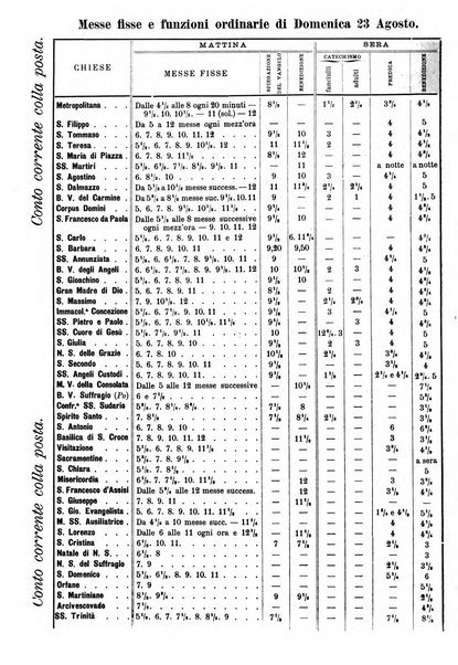 La buona settimana foglio periodico religioso popolare