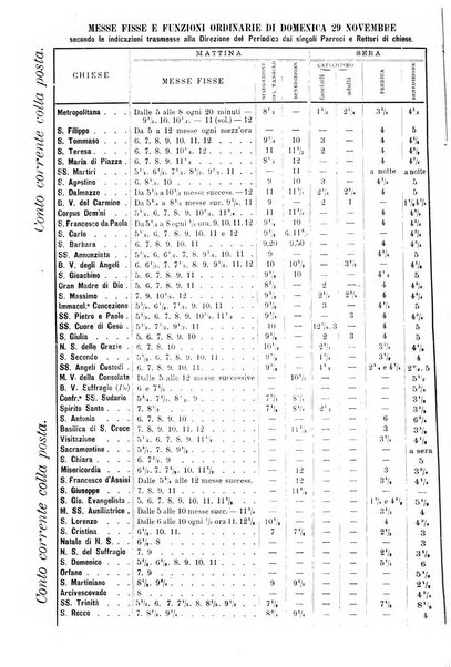 La buona settimana foglio periodico religioso popolare