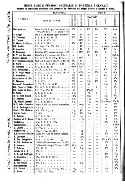 La buona settimana foglio periodico religioso popolare