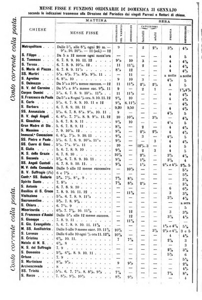 La buona settimana foglio periodico religioso popolare