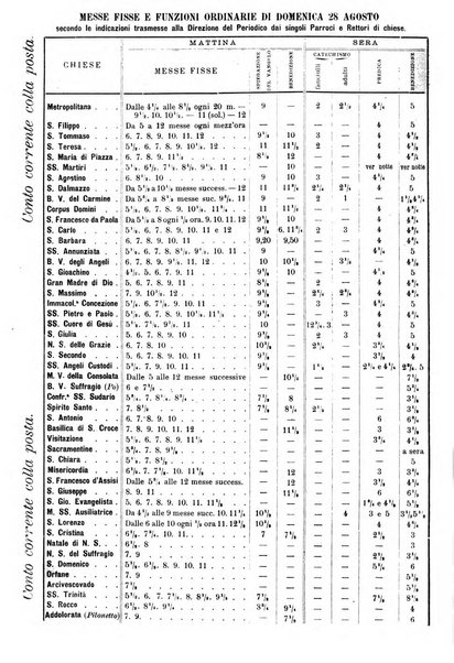 La buona settimana foglio periodico religioso popolare