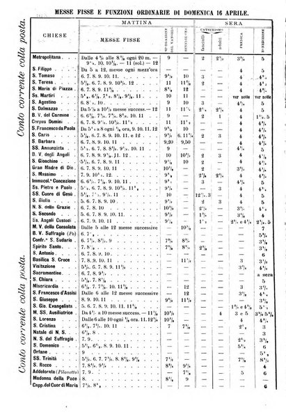 La buona settimana foglio periodico religioso popolare