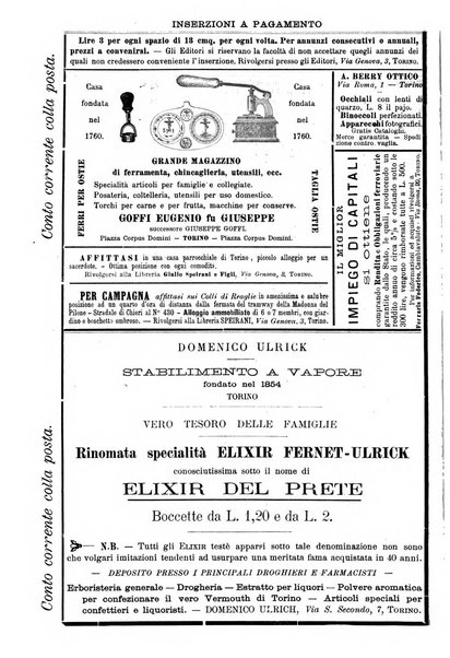 La buona settimana foglio periodico religioso popolare