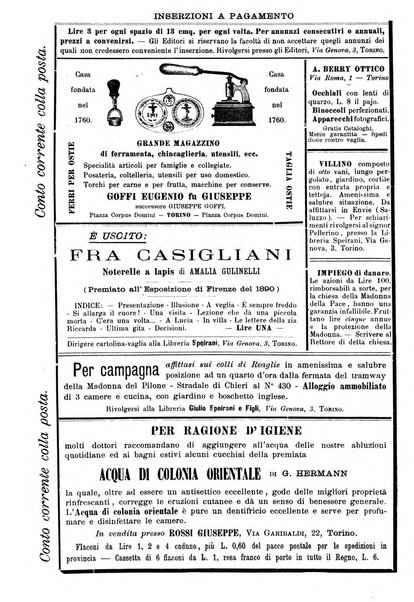 La buona settimana foglio periodico religioso popolare