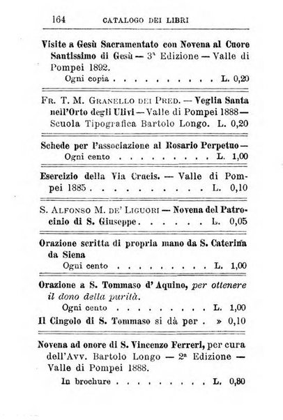 Calendario del Santuario di Pompei per l'anno ...