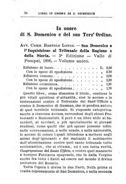 Calendario del Santuario di Pompei per l'anno ...