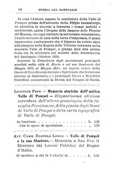 Calendario del Santuario di Pompei per l'anno ...