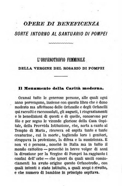 Calendario del Santuario di Pompei per l'anno ...