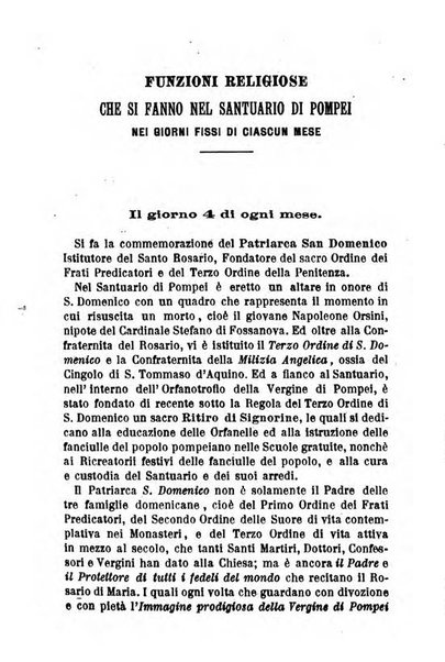 Calendario del Santuario di Pompei per l'anno ...