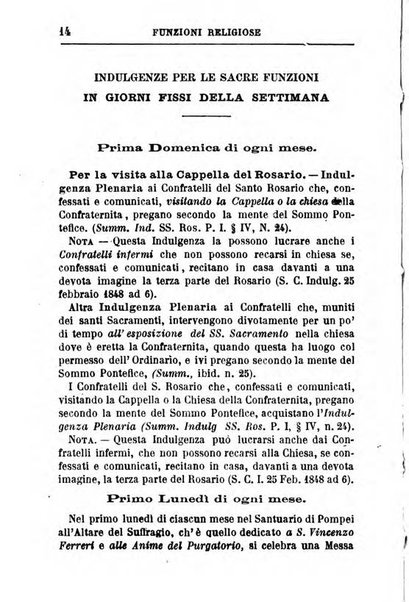 Calendario del Santuario di Pompei per l'anno ...