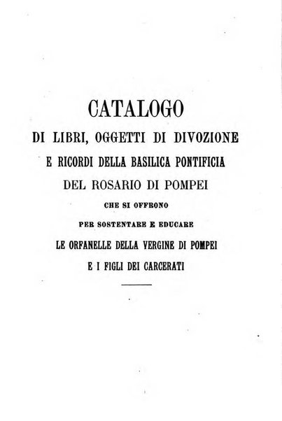 Calendario del Santuario di Pompei per l'anno ...