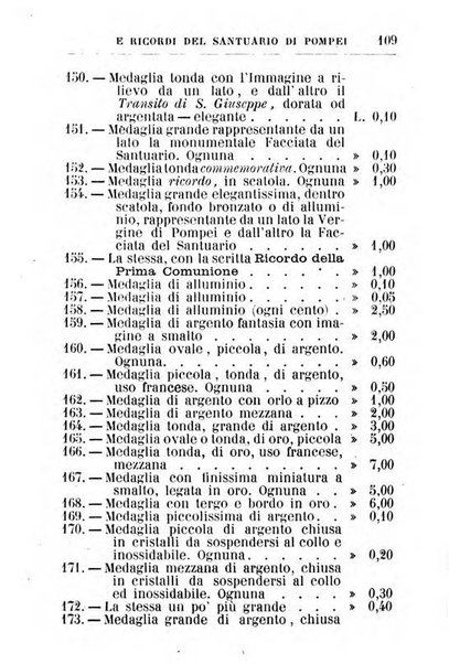 Calendario del Santuario di Pompei per l'anno ...