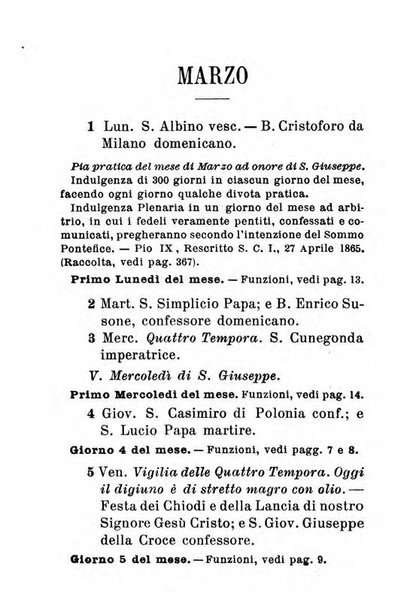 Calendario del Santuario di Pompei per l'anno ...