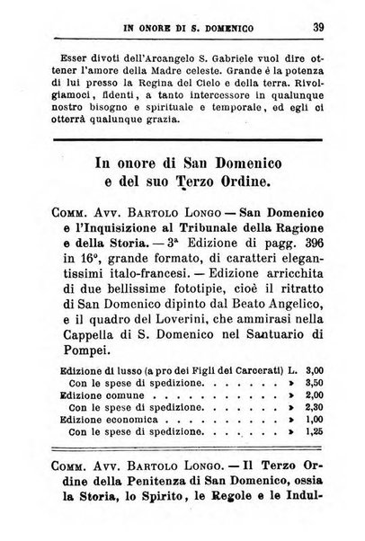 Calendario del Santuario di Pompei per l'anno ...