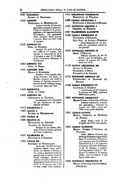 Calendario generale del Regno pel ... compilato d'ordine del Re per cura del Ministero dell'interno ...