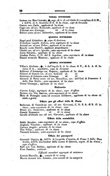 Calendario generale del Regno pel ... compilato d'ordine del Re per cura del Ministero dell'interno ...