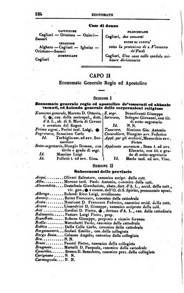 Calendario generale del Regno pel ... compilato d'ordine del Re per cura del Ministero dell'interno ...