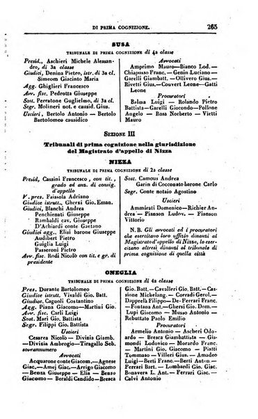 Calendario generale del Regno pel ... compilato d'ordine del Re per cura del Ministero dell'interno ...