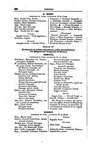 Calendario generale del Regno pel ... compilato d'ordine del Re per cura del Ministero dell'interno ...